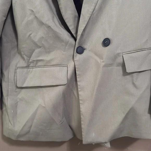 Zara Men’s Olive Green Blazer Size S - Picture 3 of 6